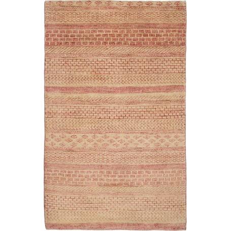 Tappeto Royal Gabbeh Pakistan Astratto Beige Naturale Rosso