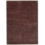 Tappeto Shayan Pakistan Tinta Unita Bordeaux Scuro Marrone R