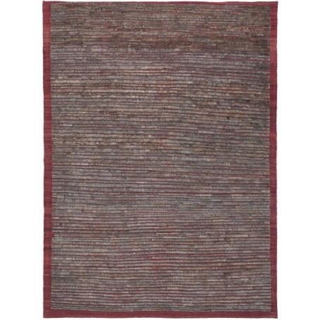 Tappeto Shayan Fine Pakistan Astratto Grigio Marrone Rosso T