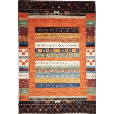 Tappeto Royal Gabbeh Pakistan Astratto Arancio Terracotta Ma