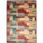 Tappeto Royal Gabbeh Pakistan Geometrico Rosso Beige Blu Ver