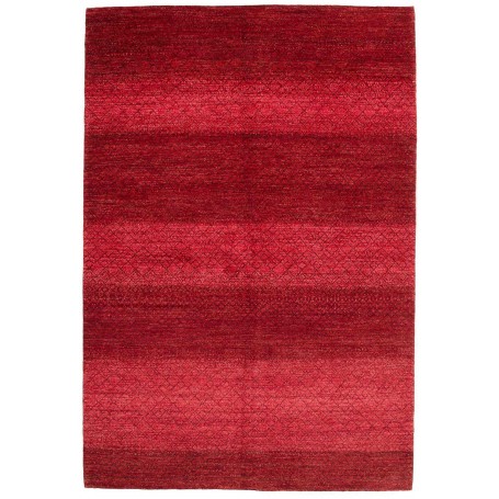 Tappeto Royal Gabbeh Pakistan Geometrico Rosso Rubino Rosso