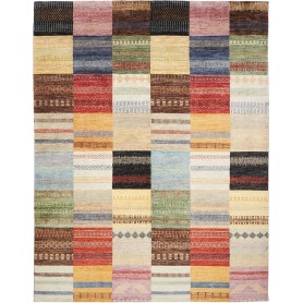 Tappeto Royal Gabbeh Pakistan Astratto Beige Marrone Rosso B