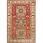 Tappeto Kazak Fine Pakistan Astratto Rosso Terracotta Crema