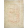 Tappeto Vintage Persia Floreale Beige Rosa Antico Verde Salv