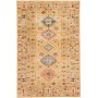 Tappeto Kazak Fine Pakistan Geometrico Oro Ocra Blu Rosso Cr