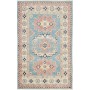 Tappeto Kazak Afghanistan Geometrico Azzurro Cielo Terracott