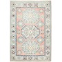 Tappeto Kazak Afghanistan Astratto Rosa Antico Azzurro Paste