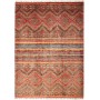 Tappeto Samarkand Pakistan Astratto Rosso Terracotta Marrone