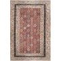 Tappeto Kilim Afghanistan Astratto Rosso Terracotta Crema Mu