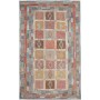 Tappeto Kilim Afghanistan Astratto Blu Celeste Arancio Terra