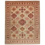 Tappeto Kazak Fine Pakistan Astratto Verde Salvia Terracotta