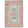 Tappeto Kazak Afghanistan Geometrico Turchese Corallo Blu Sc