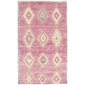 Tappeto Berbero Pakistan Astratto Malva Giallo Pall