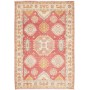 Tappeto Kazak Afghanistan Tribale Rosso Terracotta Crema Gia