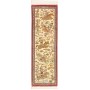 Tappeto Ghom Seta Persia Floreale Crema Rosso Marrone Verde