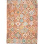 Tappeto Kilim Afghanistan Astratto Terracotta Multicolore 21