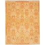 Tappeto Kilim Afghanistan Astratto Arancio Ocra Crema Verde