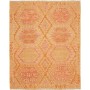 Tappeto Kilim Afghanistan Geometrico Arancio Giallo Rosa Cor