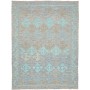 Tappeto Kilim Afghanistan Astratto Blu Celeste Beige Turches
