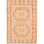 Tappeto Kilim Afghanistan Astratto Arancio Terra Avorio Chia