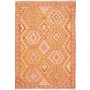 Tappeto Kilim Afghanistan Geometrico Arancio Mandarino Rosa