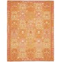 Tappeto Kilim Afghanistan Geometrico Arancione Rosa Crema Gi