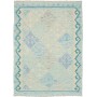 Tappeto Kilim Afghanistan Astratto Azzurro Chiaro Avorio Lav