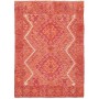 Tappeto Kilim Afghanistan Geometrico Rosso Corallo Terracott