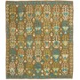 Tappeto Kilim Afghanistan Geometrico Marrone Terra Blu Verde