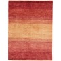 Tappeto Shayan Pakistan Astratto Rosso Arancio Beige 155x208