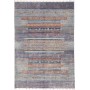 Tappeto Siva Pakistan Astratto Grigio Blu Terracotta Celeste