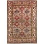 Tappeto Kazak Fine Pakistan Floreale Grigio Taupe Crema Ross