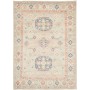 Tappeto Kazak Afghanistan Astratto Beige Chiaro Blu Marino R