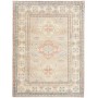 Tappeto Kazak Afghanistan Medaglione Beige Chiaro Terracotta