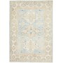 Tappeto Kazak Afghanistan Geometrico Celeste Avorio Pesca Bl