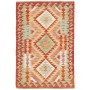 Tappeto Kilim Afghanistan Astratto Arancione Terracotta Verd