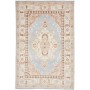 Tappeto Kazak Afghanistan Medaglione Azzurro Beige 103x157 C