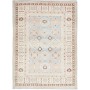 Tappeto Kazak Afghanistan Geometrico Azzurro Beige 105x143 C
