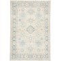 Tappeto Kazak Afghanistan Geometrico Crema Blu Chiaro 121x17