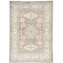 Tappeto Kazak Afghanistan Medaglione Marrone Taupe Crema 119