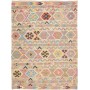 Tappeto Kilim Afghanistan Astratto Beige Crema Rosa Lavanda