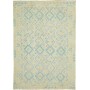 Tappeto Kilim Afghanistan Geometrico Beige Azzurro 173x250 Cm