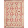 Tappeto Kilim Afghanistan Geometrico Rosso Terracotta Beige 178x240 Cm