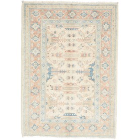 Tappeto Kazak Afghanistan Geometrico Crema Terracotta 66x90 Cm