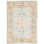Tappeto Kazak Afghanistan Medaglione Azzurro Beige 63x88 Cm