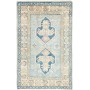 Tappeto Kazak Afghanistan Geometrico Azzurro Cielo Beige 61x96 Cm