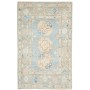 Tappeto Kazak Afghanistan Astratto Azzurro Polvere Beige 86x138 Cm