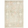 Tappeto Kazak Afghanistan Geometrico Verde Salvia Crema 84x121 Cm