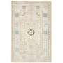 Tappeto Kazak Afghanistan Geometrico Azzurro Chiari Beige 62x93 Cm